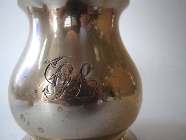 A collection of four antique English pewter tavern measures circa 1840-1880 — image 2